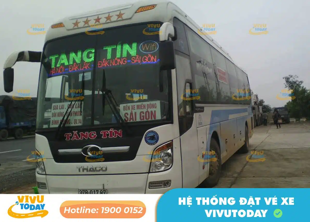 Nhà xe Tăng Tín tuyến Kon Tum - Hà Nội