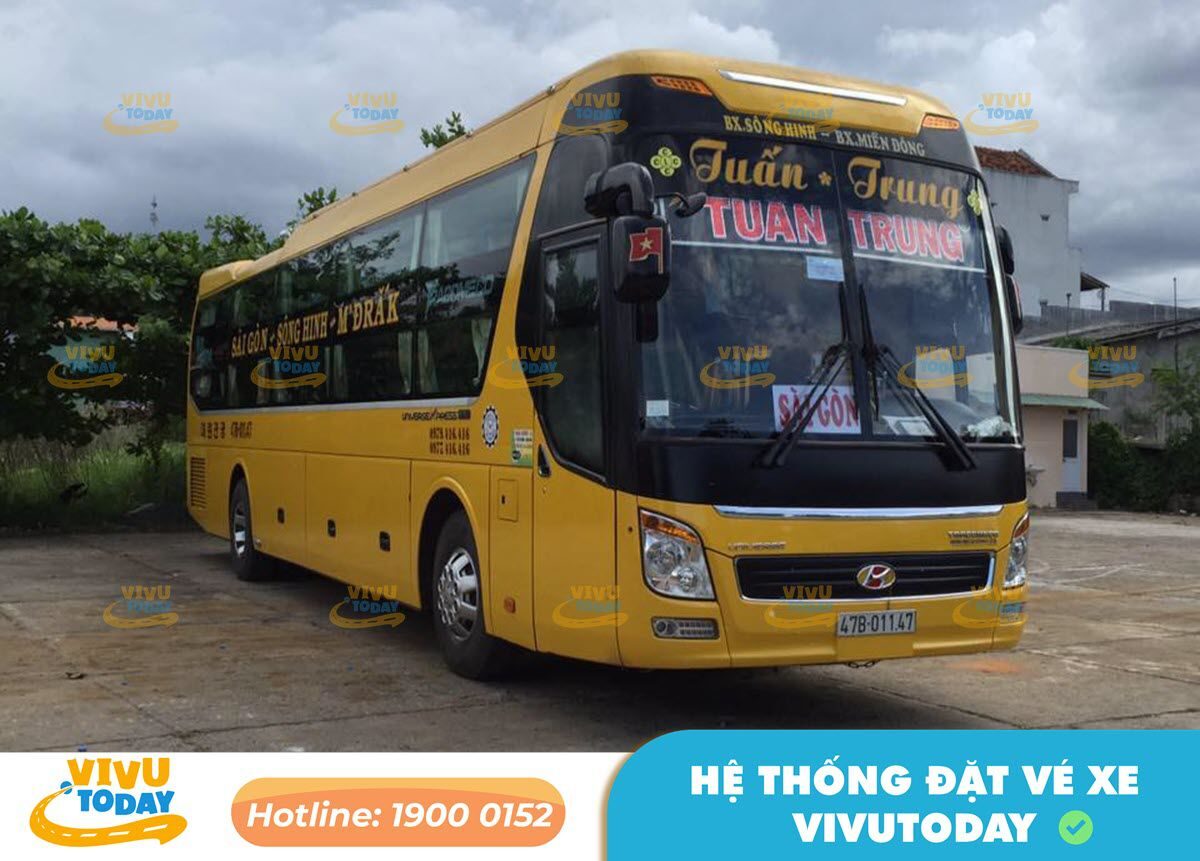 Nhà xe Tuấn Trung tuyến Sài Gòn - Đắk Lắk