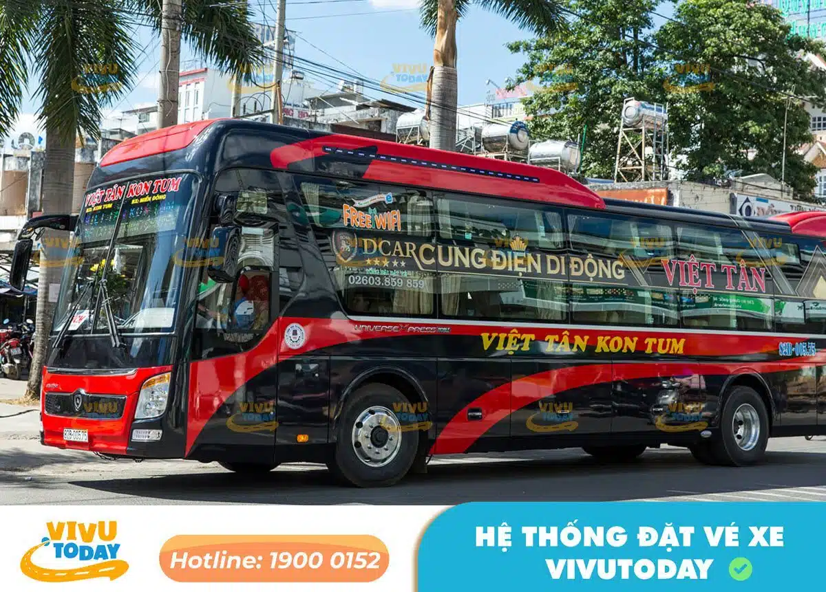 Nhà xe Việt Tân từ Kon Tum đi Hà Nội