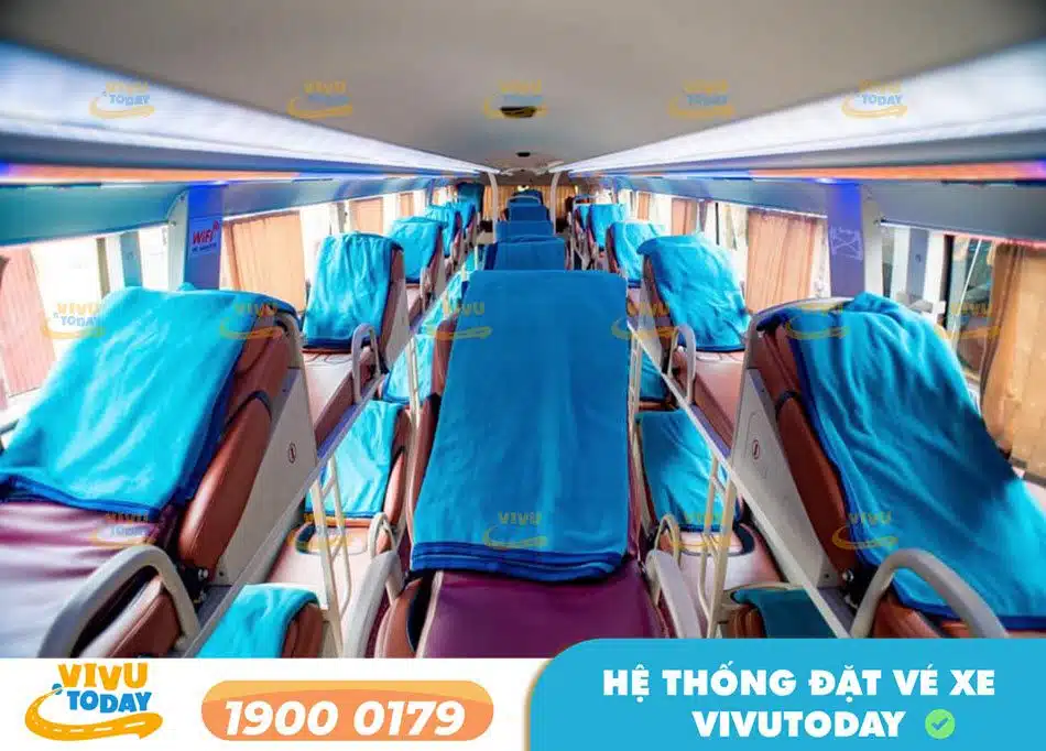 Dòng xe giường nằm 38 chỗ của xe An Sinh Sài Gòn - Hải Dương