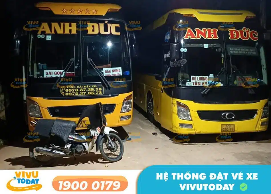 Nhà xe Anh Đức Bến xe Miền Đông Mới đi Nghệ An