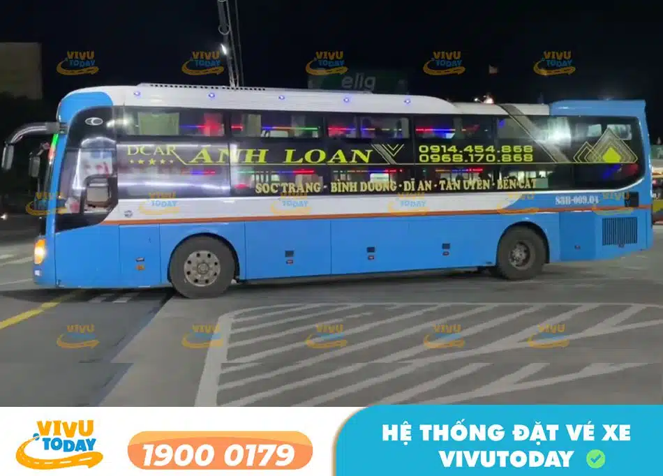 Nhà xe Ánh Loan chuyên tuyến Bình Dương - Sóc Trăng