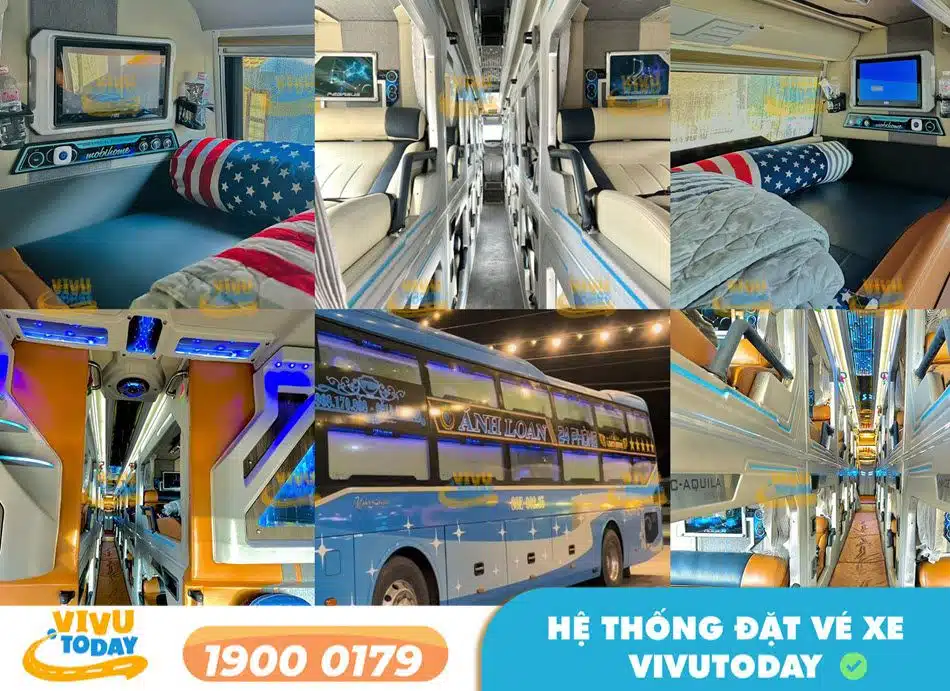 Dòng xe Limousine 24 phòng sang trọng của nhà xe Ánh Loan