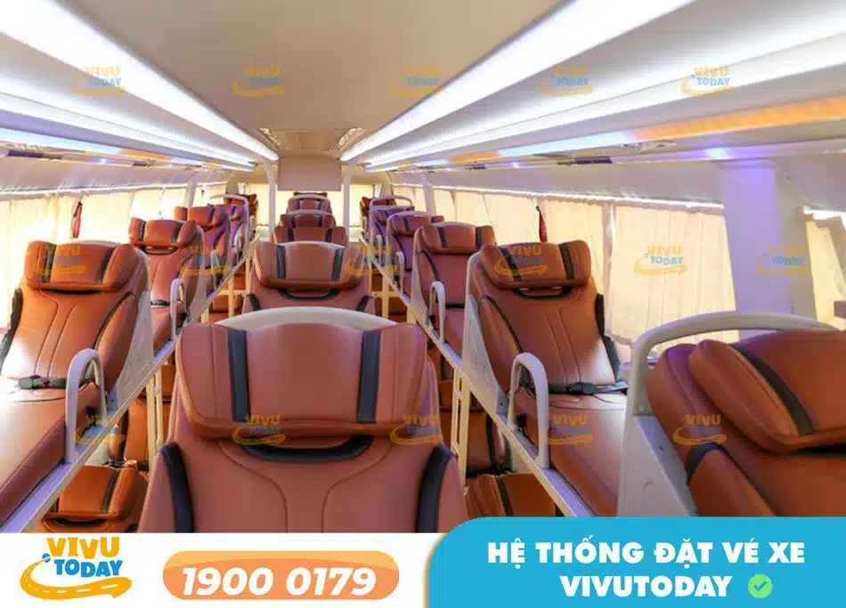 Xe giường nằm 44 chỗ của xe khách Thuận Vân Đắk Lắk - Sài Gòn