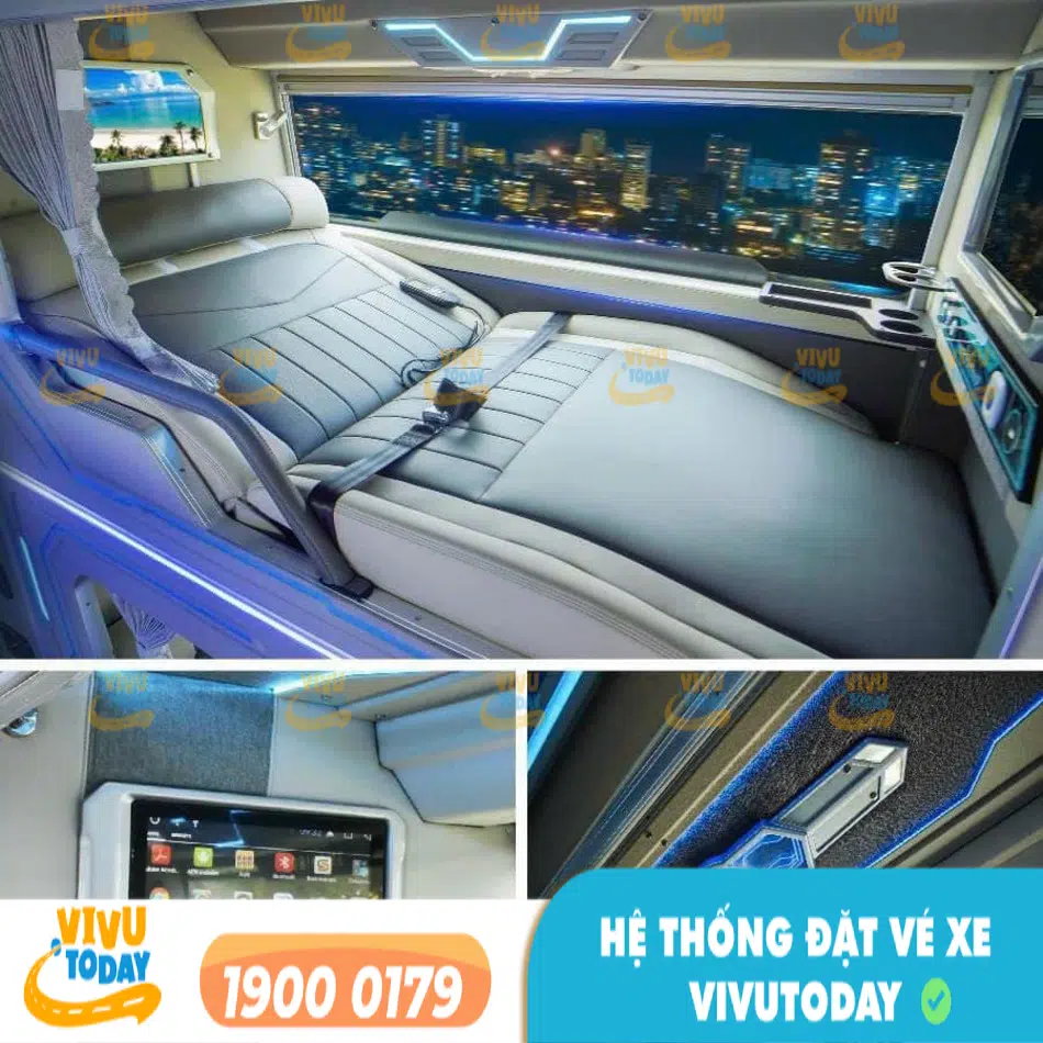 Nội thất cao cấp của nhà xe Nhuận Năm