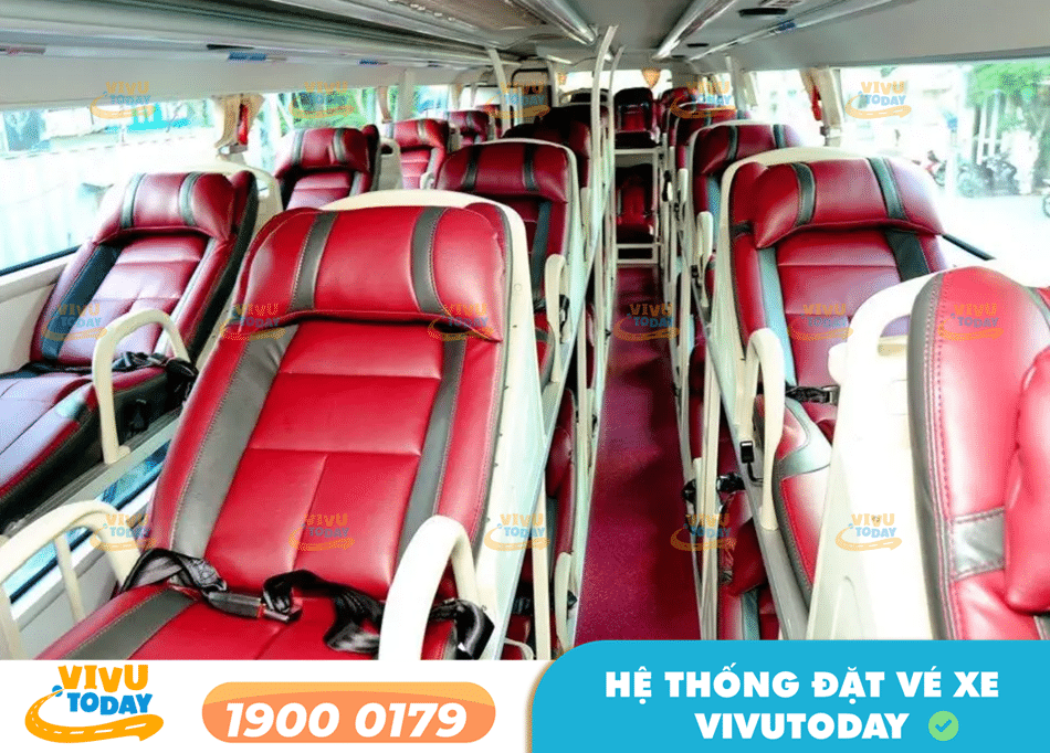 Xe giường nằm cao cấp của nhà xe Huy Sơn tuyến Hà Nội - Buôn Ma Thuột