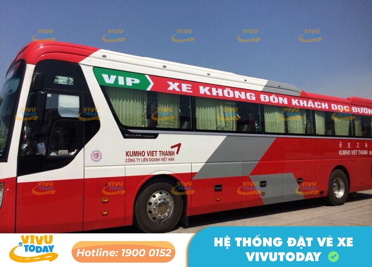 Nhà xe Kumho Việt Thanh tuyến Cẩm Phả - Quảng Ninh về Hà Nội
