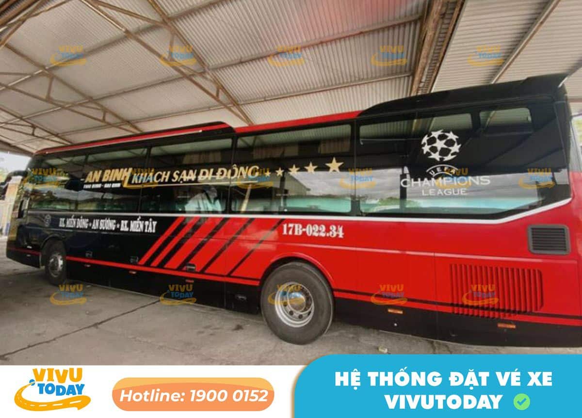 Xe khách An Bình tuyến Thái Bình - Sài Gòn