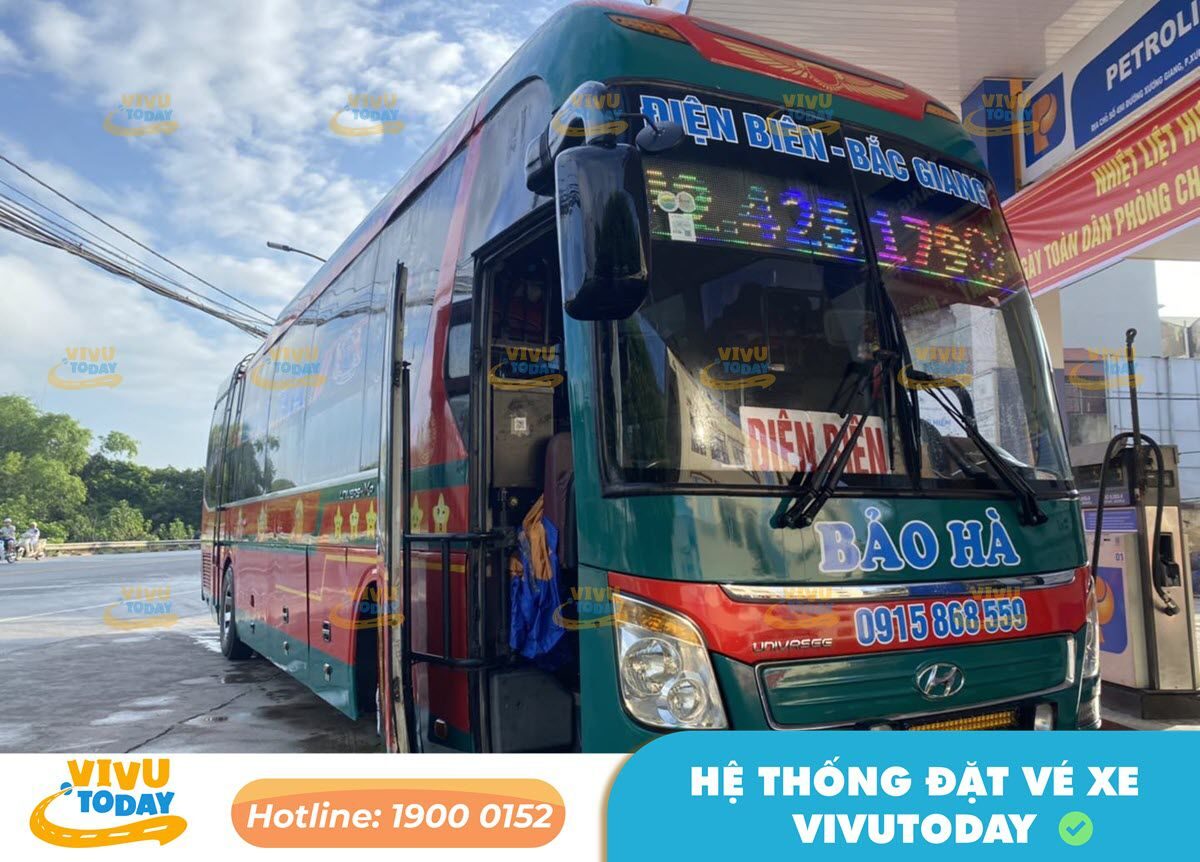 Xe khách Bảo Hà tuyến Bắc Giang - Bắc Giang đến Lào Cai