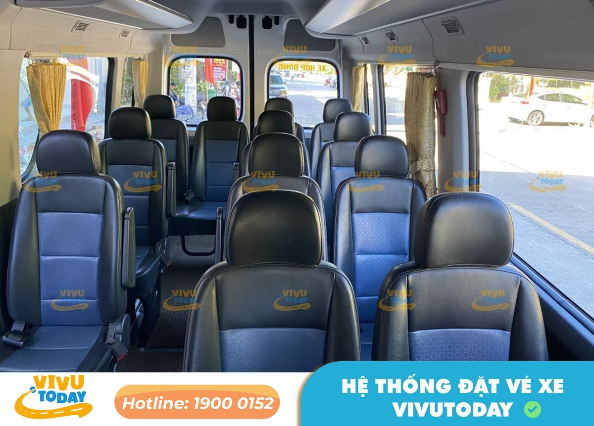 Nội thất xe ghế ngồi của xe Bảo Phong Thái Nguyên - Hà Nội