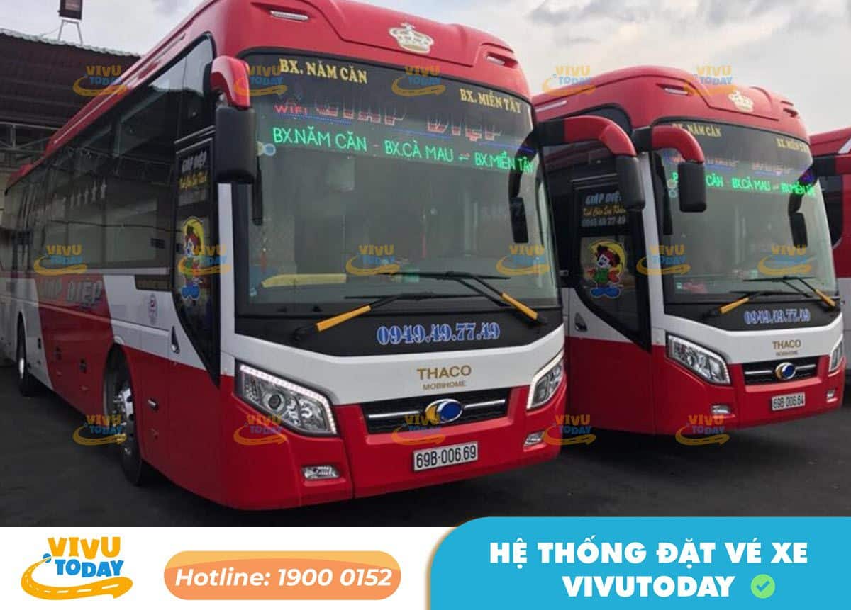 Xe khách Giáp Diệp đi Cần Thơ từ Sóc Trăng