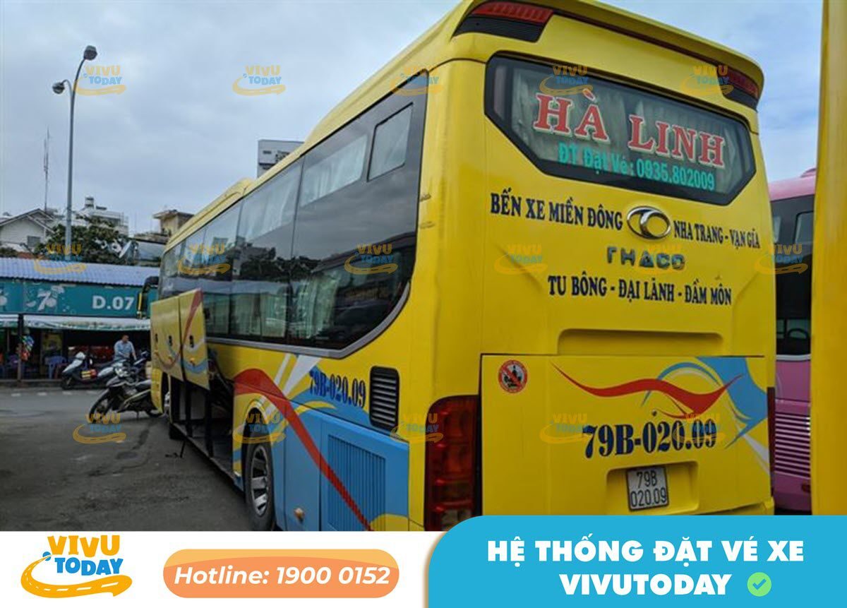 Xe khách Hà Linh tuyến Tuy Hòa - Phú Yên đi Nha Trang - Khánh Hòa