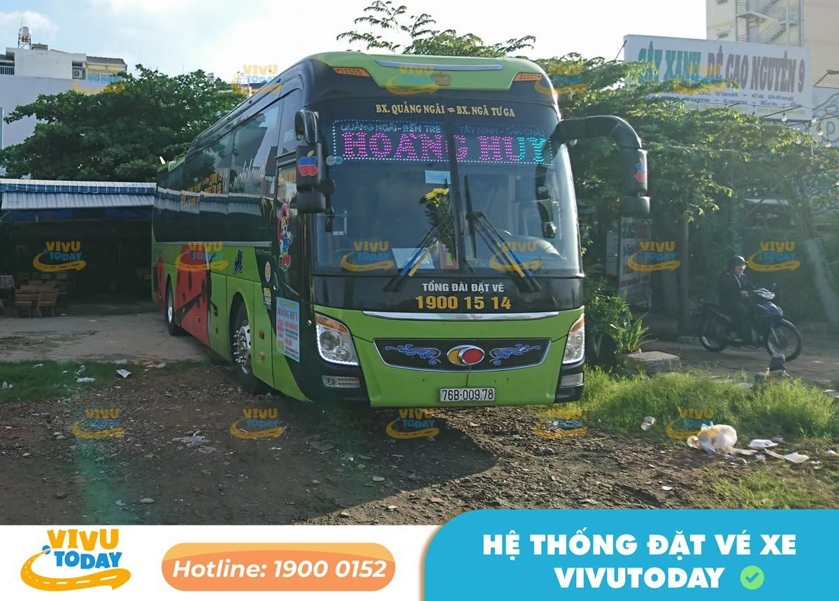Nhà xe Hoàng Huy tuyến Quảng Ngãi - Quảng Ngãi - Sài Gòn