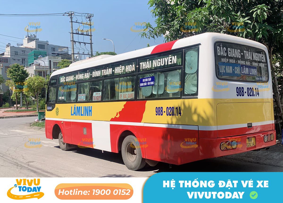 Nhà xe Lâm Linh tuyến Bắc Giang đi Thái Nguyên