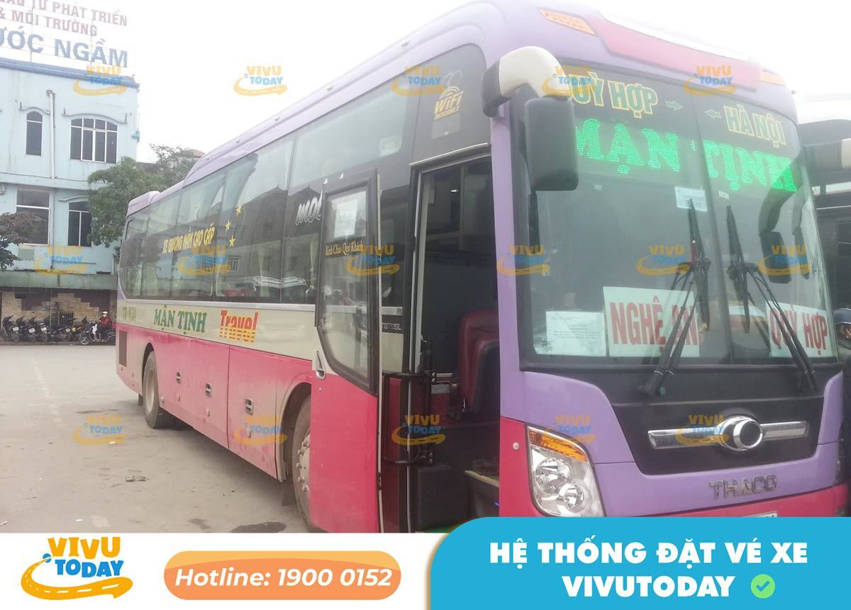 Nhà xe Mận Tịnh tuyến bến xe Mỹ Đình - Phủ Lý Hà Nam