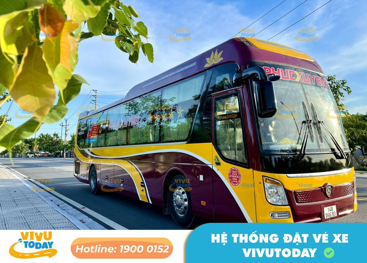 Xe khách Phúc Xuyên tuyến Hải Dương - Quảng Ninh
