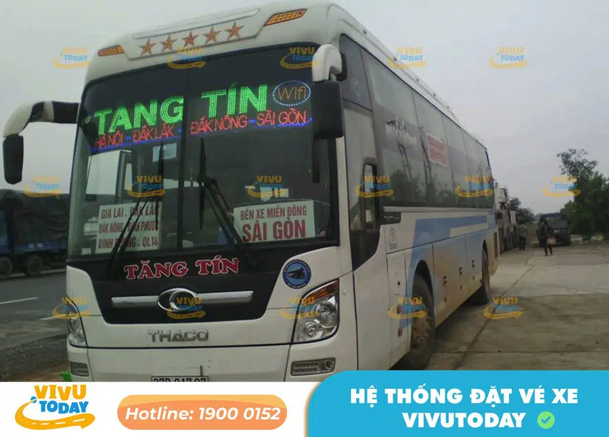 Nhà xe Tăng Tín từ Hà Nội đi Pleiku - Gia Lai