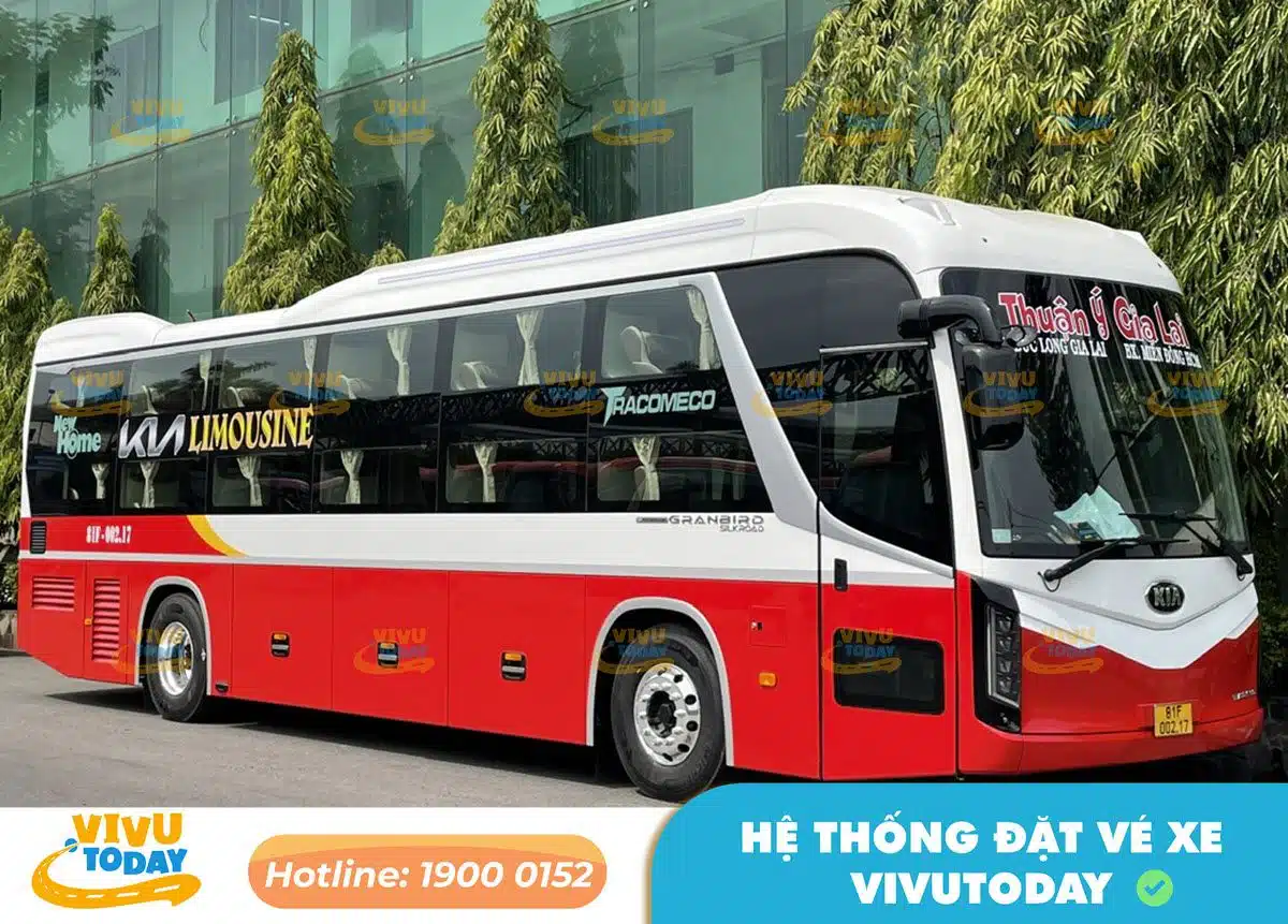 Nhà xe Thuận Ý chuyên tuyến Hà Nội - Pleiku Gia Lai