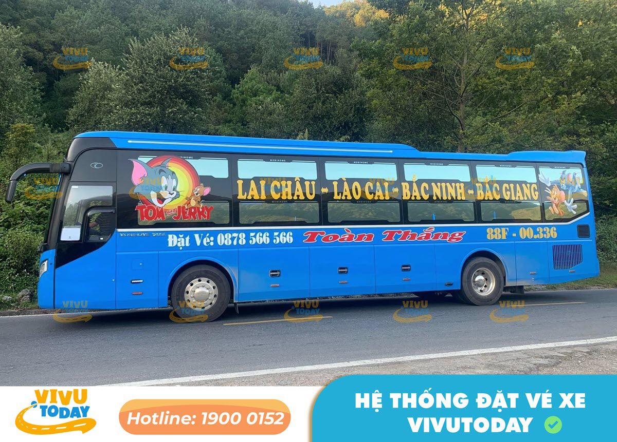 Nhà xe Toàn Thắng từ Bắc Giang - Bắc Giang đi Lào Cai