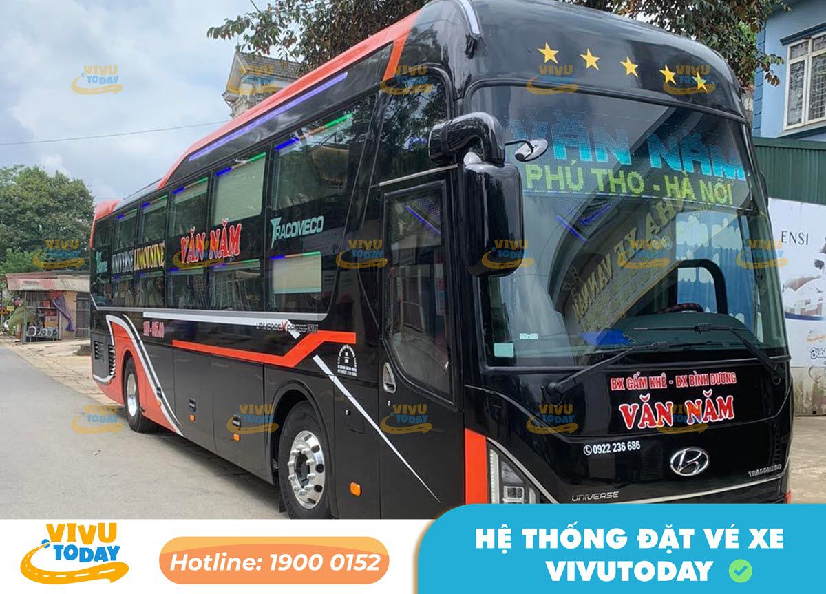 Xe khách Văn Năm đi Hà Nội từ Bình Dương