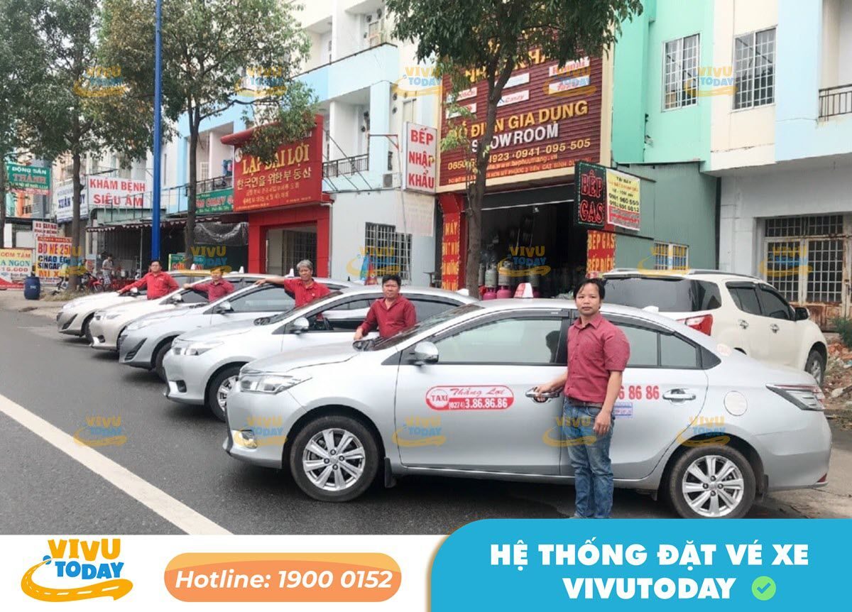 Dịch vụ vận chuyển khách của hãng taxi Thắng Lợi - Thủ Dầu Một