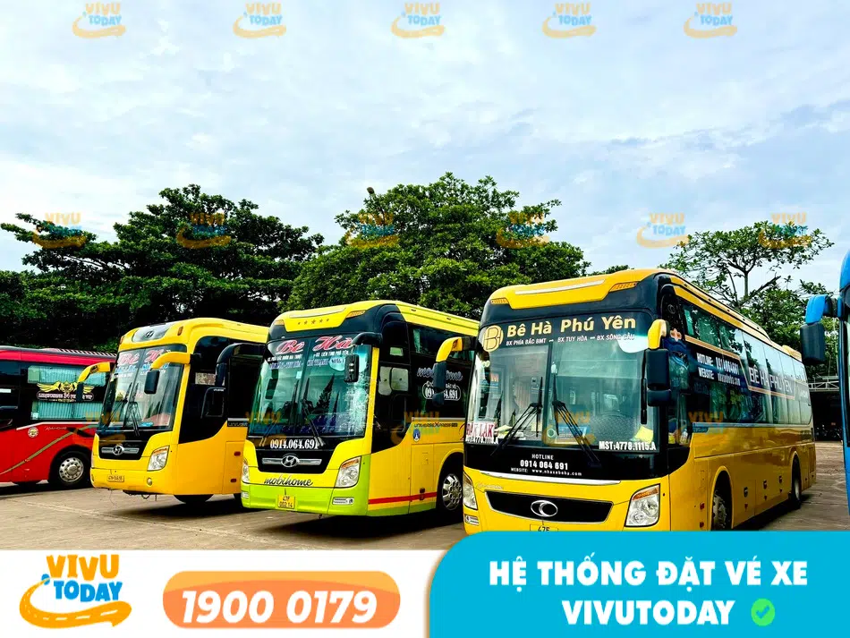 nhà xe Bê Hà tuyến Buôn Mê Thuộc đi Phú Yên