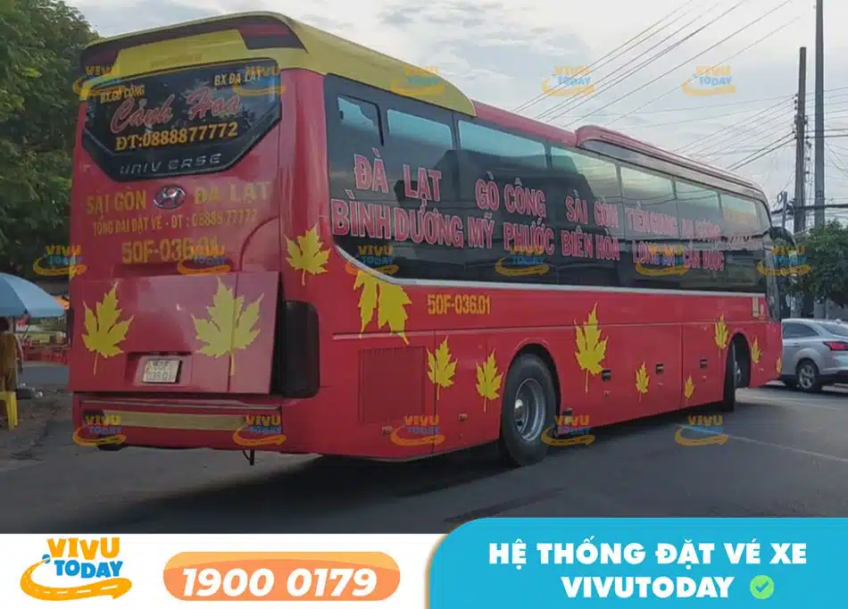 Nhà xe Cảnh Hoa Gò Công - Đà Lạt