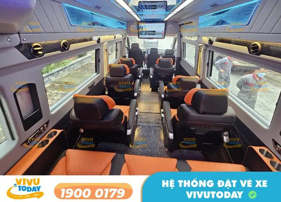 Các tiện ích hiện đại của dòng xe Limousine Hải Phòng Travel