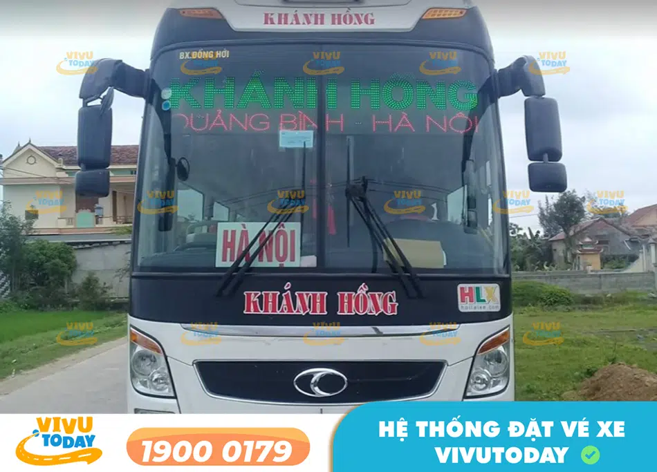 Nhà xe Khánh Hồng Quảng Bình đi Hà Nội