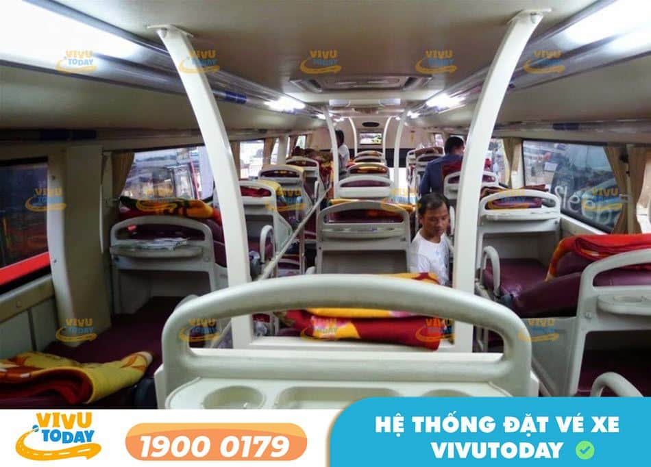 Xe giường nằm 40 chỗ của xe khách Lê Hùng đi Bình Dương