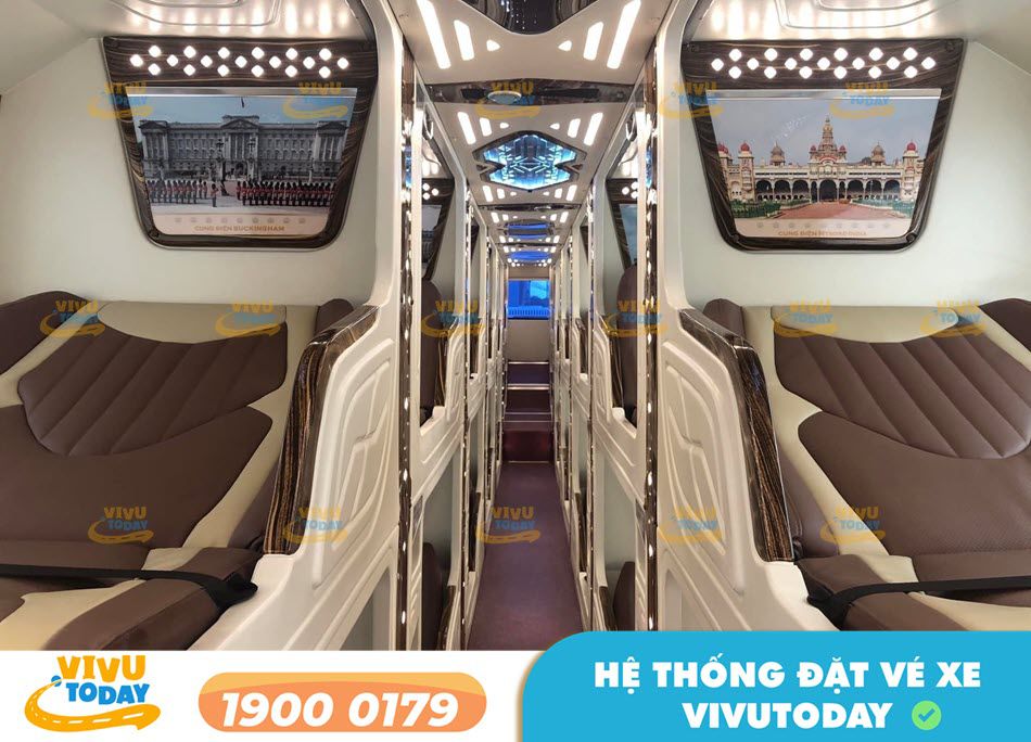 Dòng xe cabin Limousine 22 phòng của xe khách Thanh Nhung