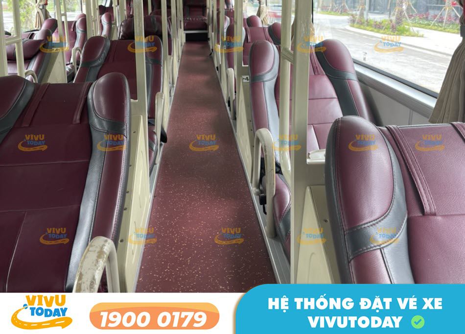 Nội thất xe giường nằm 36 chỗ của xe khách Thanh Nhung