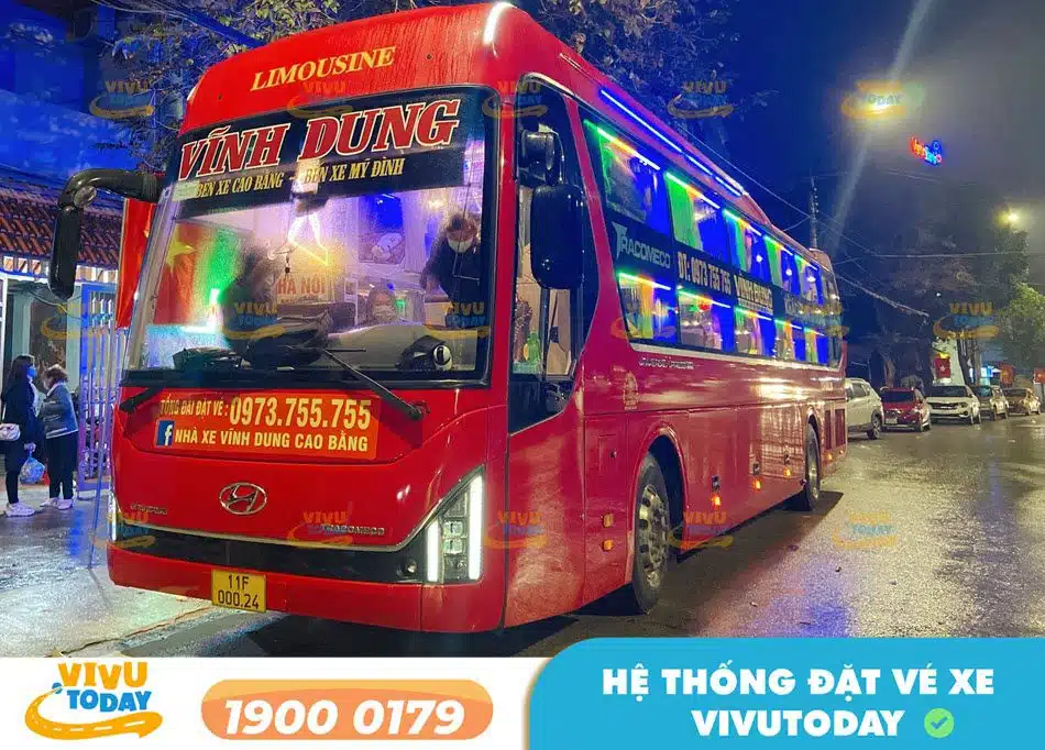 Nhà xe Vĩnh Dung Cao Bằng đi Hà Nội