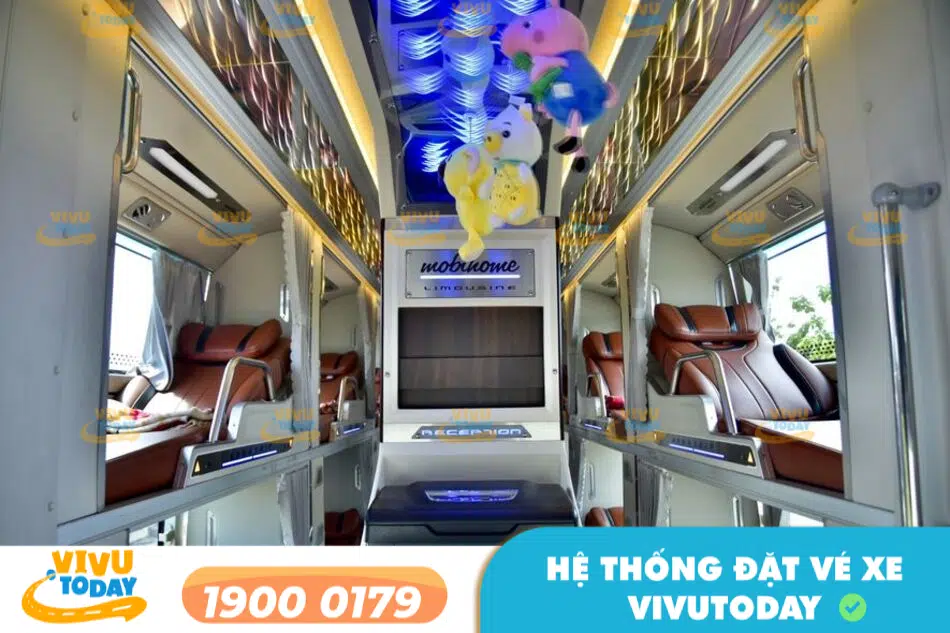 Nội thất cao cấp của nhà xe Bê Hà