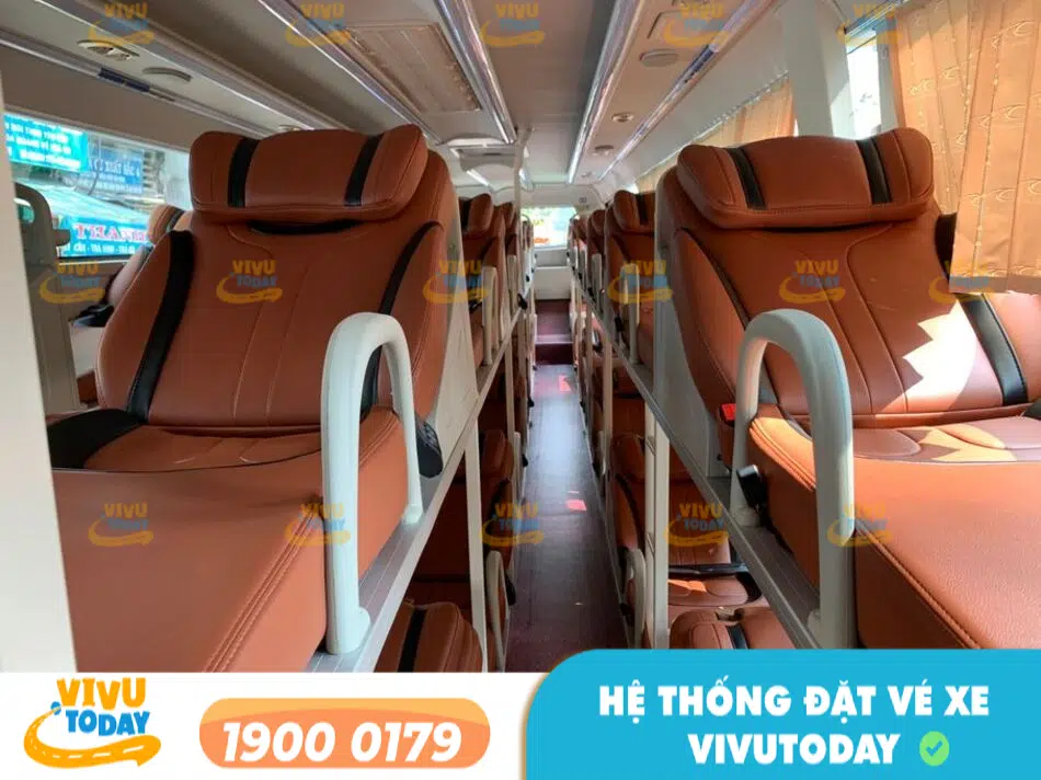Nội thất cao cấp của nhà xe Thắng Cà Mau