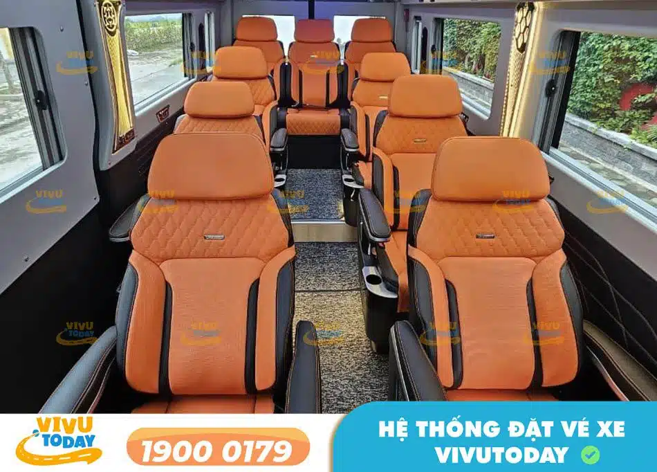 Nhà xe Hải Phòng Travel sử dụng dòng xe ghế Limousine chất lượng cao