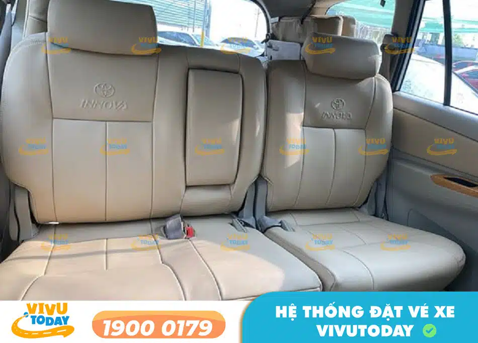 Nội thất xe ghế ngồi sang trọng của nhà xe Xuân Quỳnh