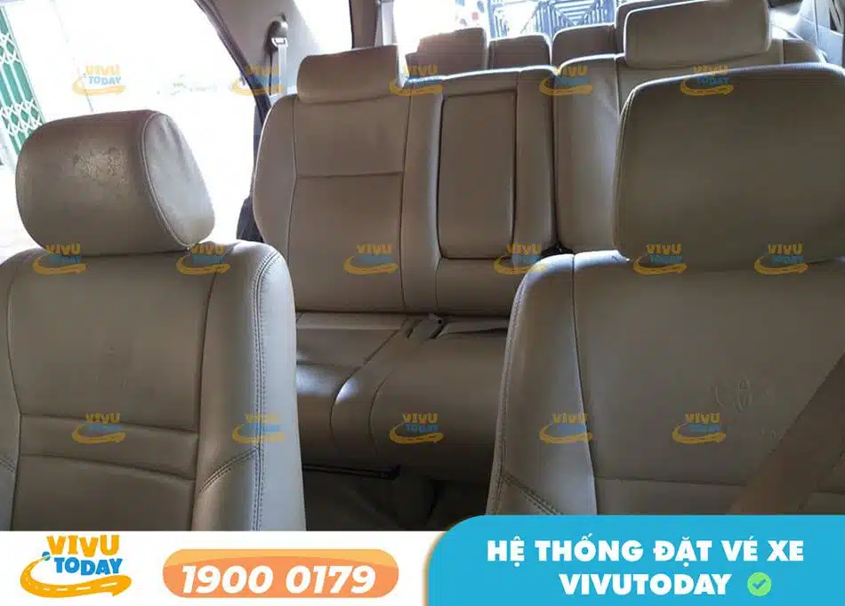 Dòng xe ghế 7 chỗ của nhà xe Thủy Hà Linh đi Phan Thiết
