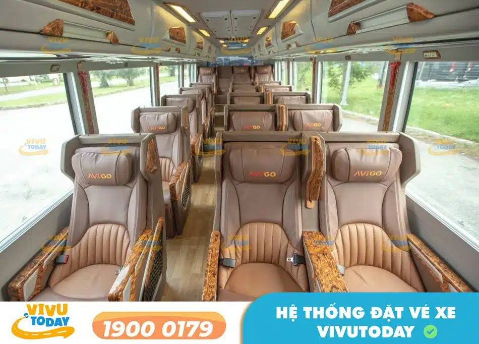 Các tiện ích hiện đại của xe khách Avigo Vũng Tàu
