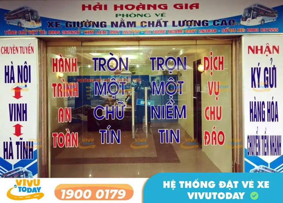 Phòng vé của nhà xe Hải Hoàng Gia Hà Nội