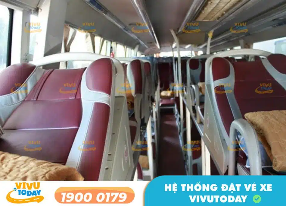 Thiết kế sang trọng của dòng xe giường nằm 45 chỗ của xe khách Đại Thu