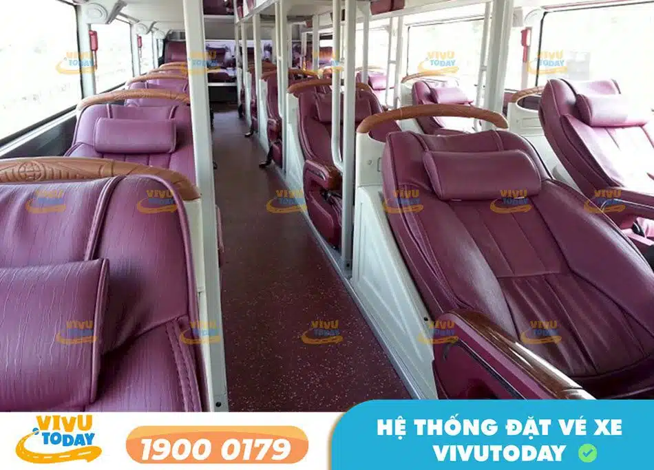 Nội thất xe giường nằm 45 chỗ của xe khách Thanh Phương