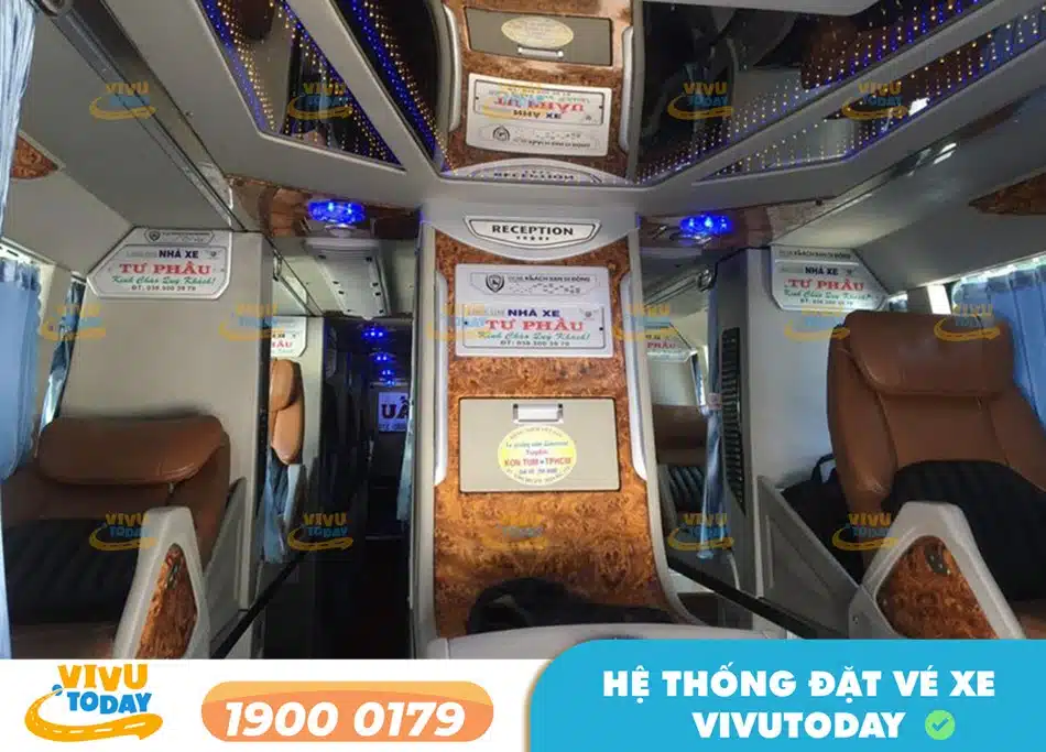 Xe giường nằm Limousine 32 chỗ của xe Tư Phầu Kon Tum