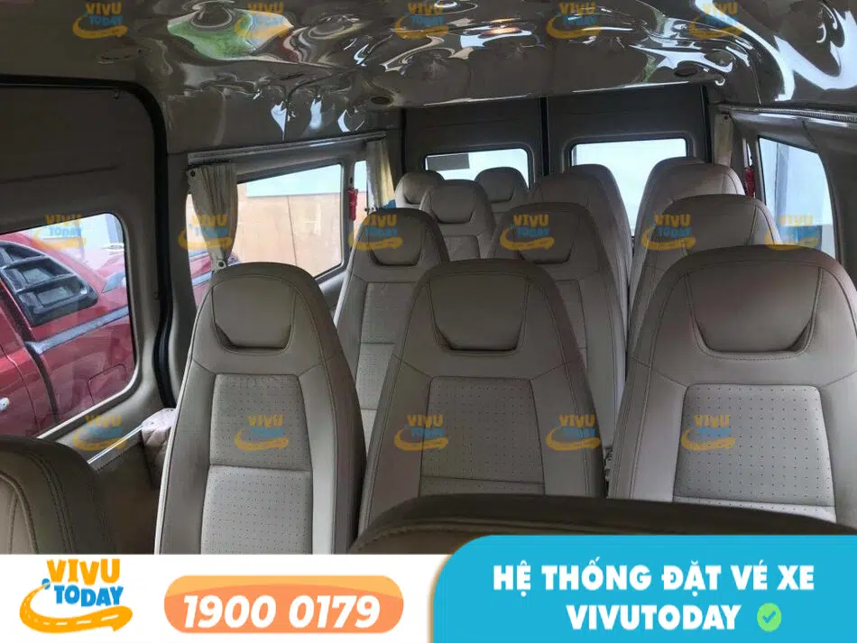 Nội thất cao cấp của nhà xe Lê Khánh