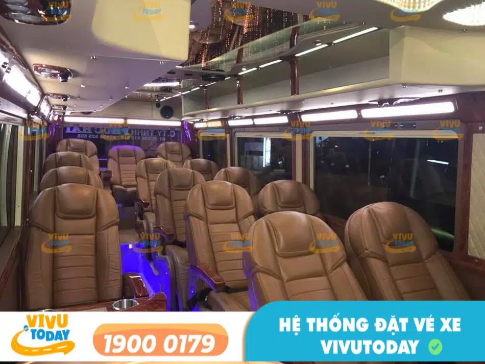 Nội thất cao cấp của nhà xe Phúc Hải