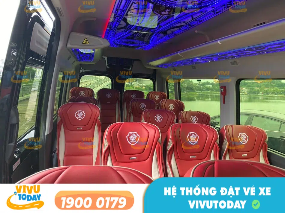Nội thất cao cấp của nhà xe Việt Phương
