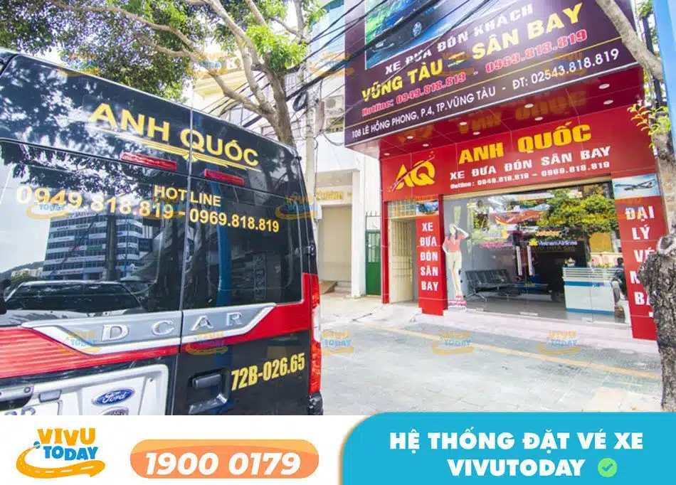 Văn phòng vé của nhà xe Anh Quốc Limousine tại Vũng Tàu