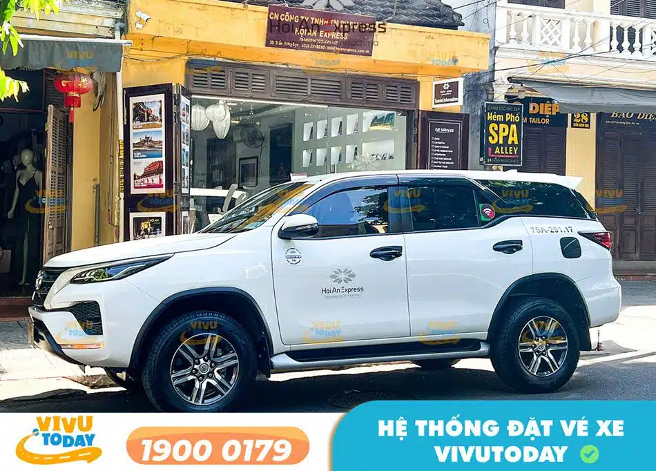 Văn phòng bán vé của nhà xe Hội An Express tại Hội An - Quảng Nam