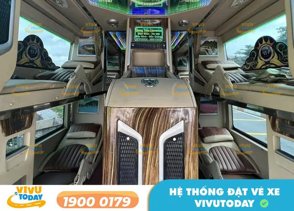 Dòng xe Limousine của nhà xe Quang Tuấn đi Điện Biên