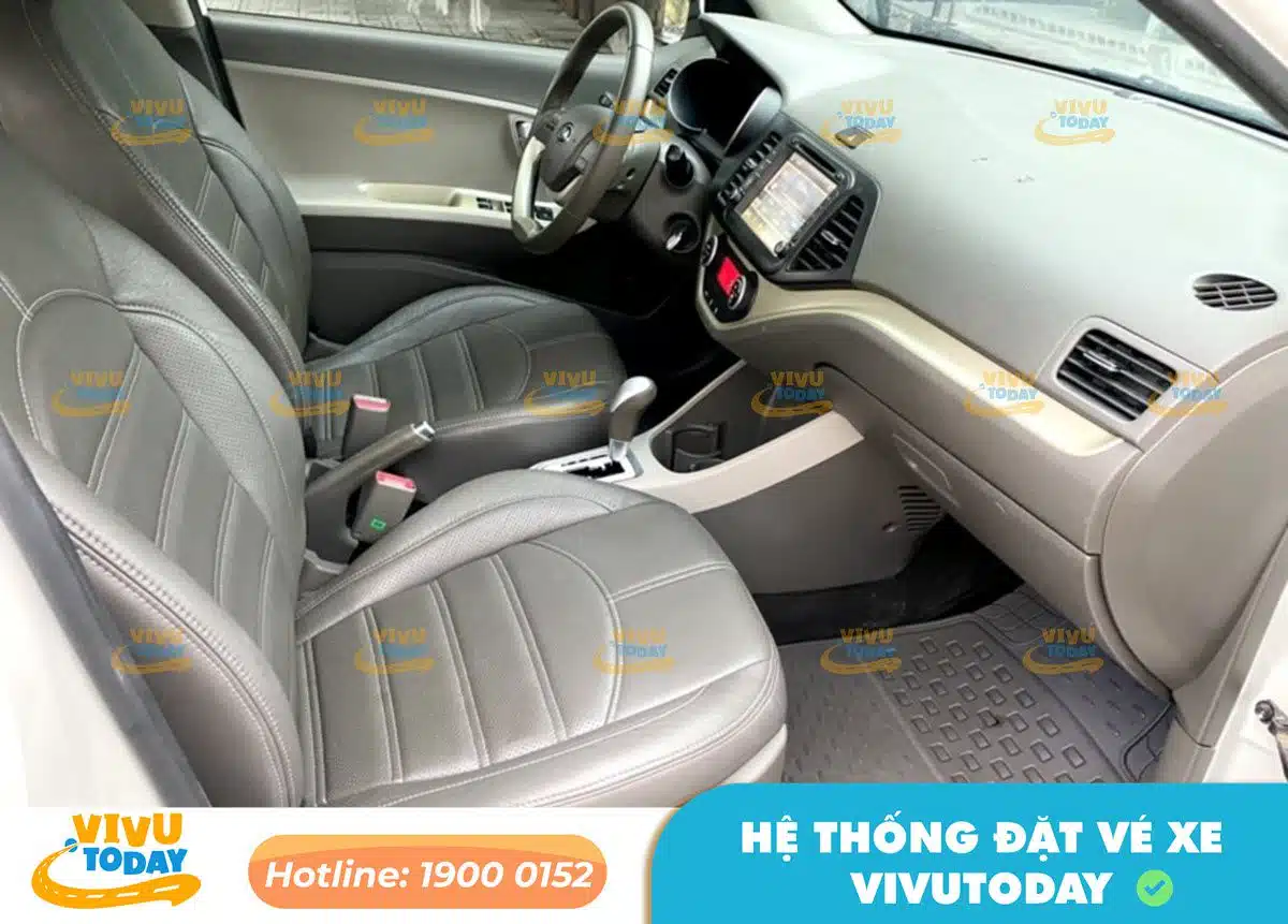 Nội thất sang trọng của hãng taxi Mai Linh - Sóc Trăng